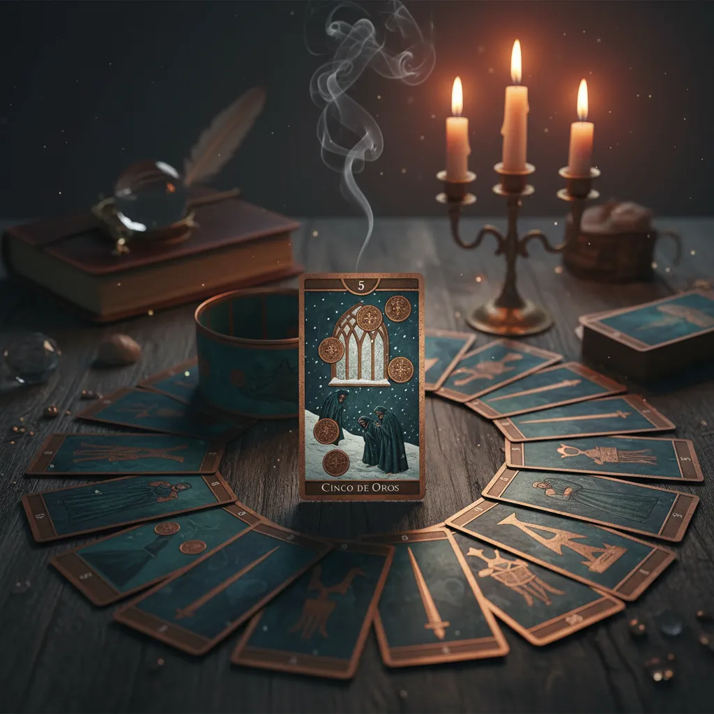 Cinco de Oros en el Tarot: Significado, Salud y Dinero
