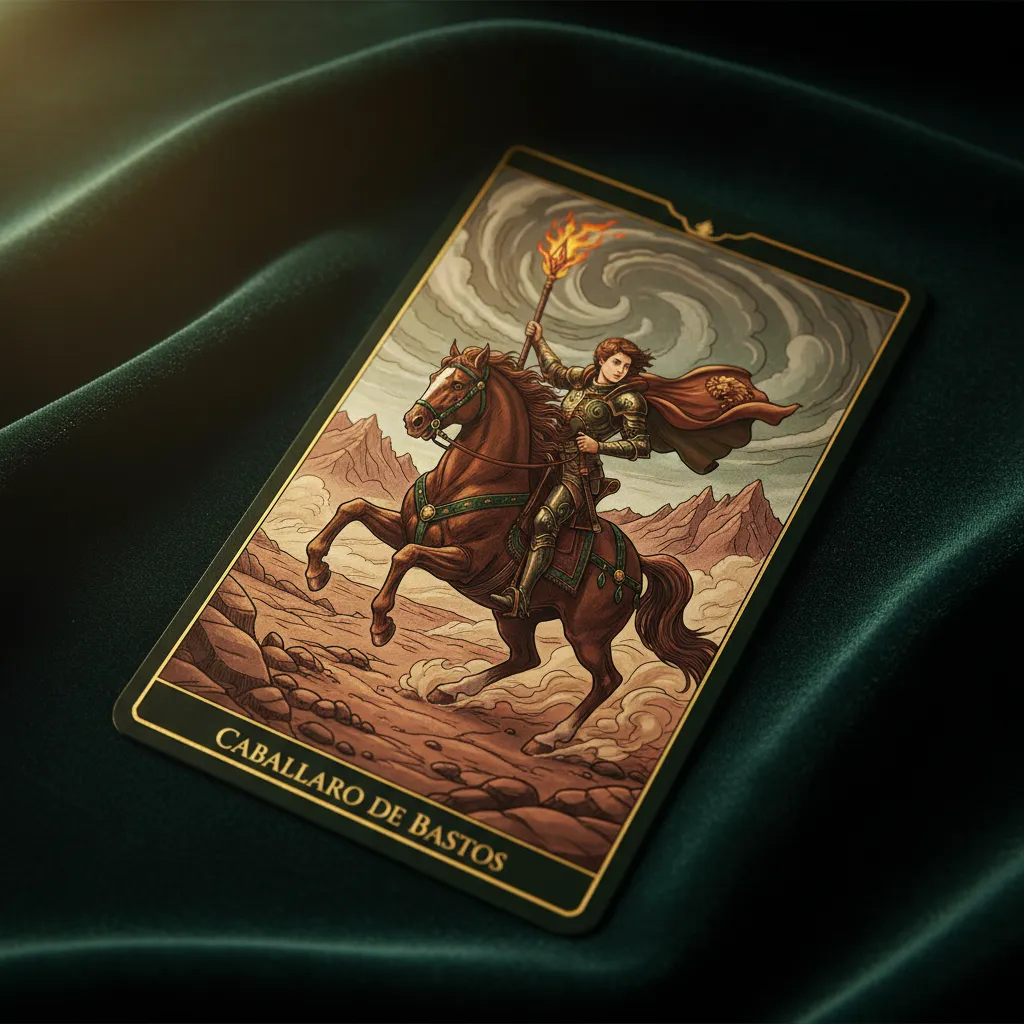 Caballero de Bastos: Significado, energía y simbolismo en el Tarot
