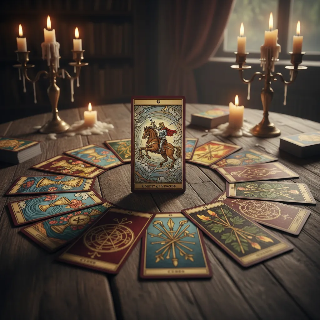 Caballero de Espadas: Significado, lógica y simbolismo en el Tarot