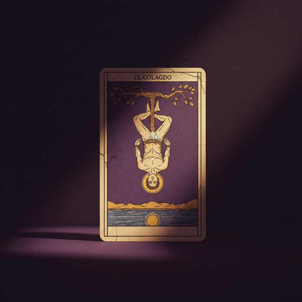 El Colgado en el Tarot: Significado, Simbolismo y Lecciones