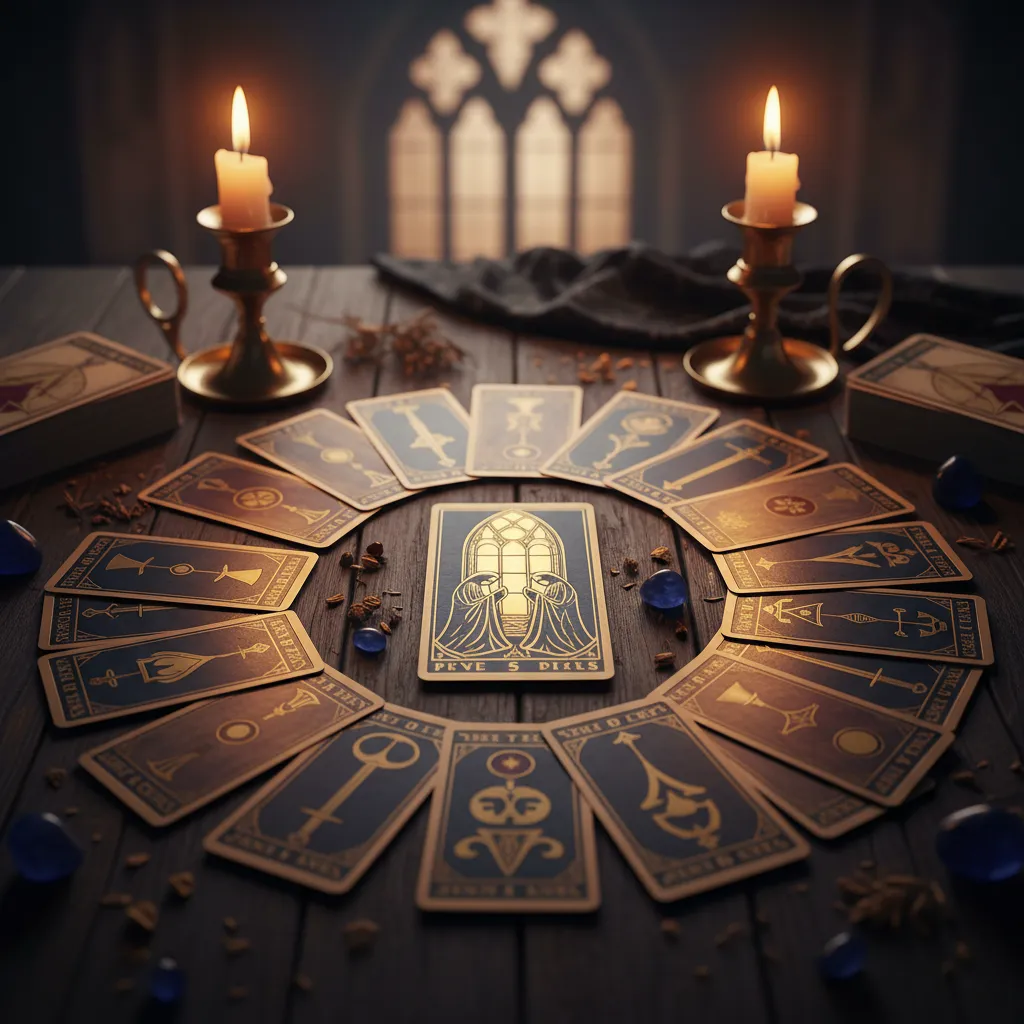 Significado del Cinco de Oros: Simbología, resiliencia y fe