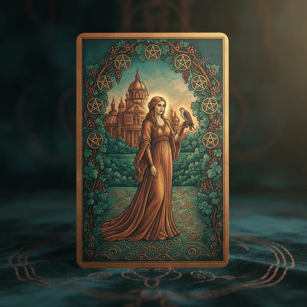 Significado del Nueve de Oros en el Tarot: Éxito y Autosuficiencia