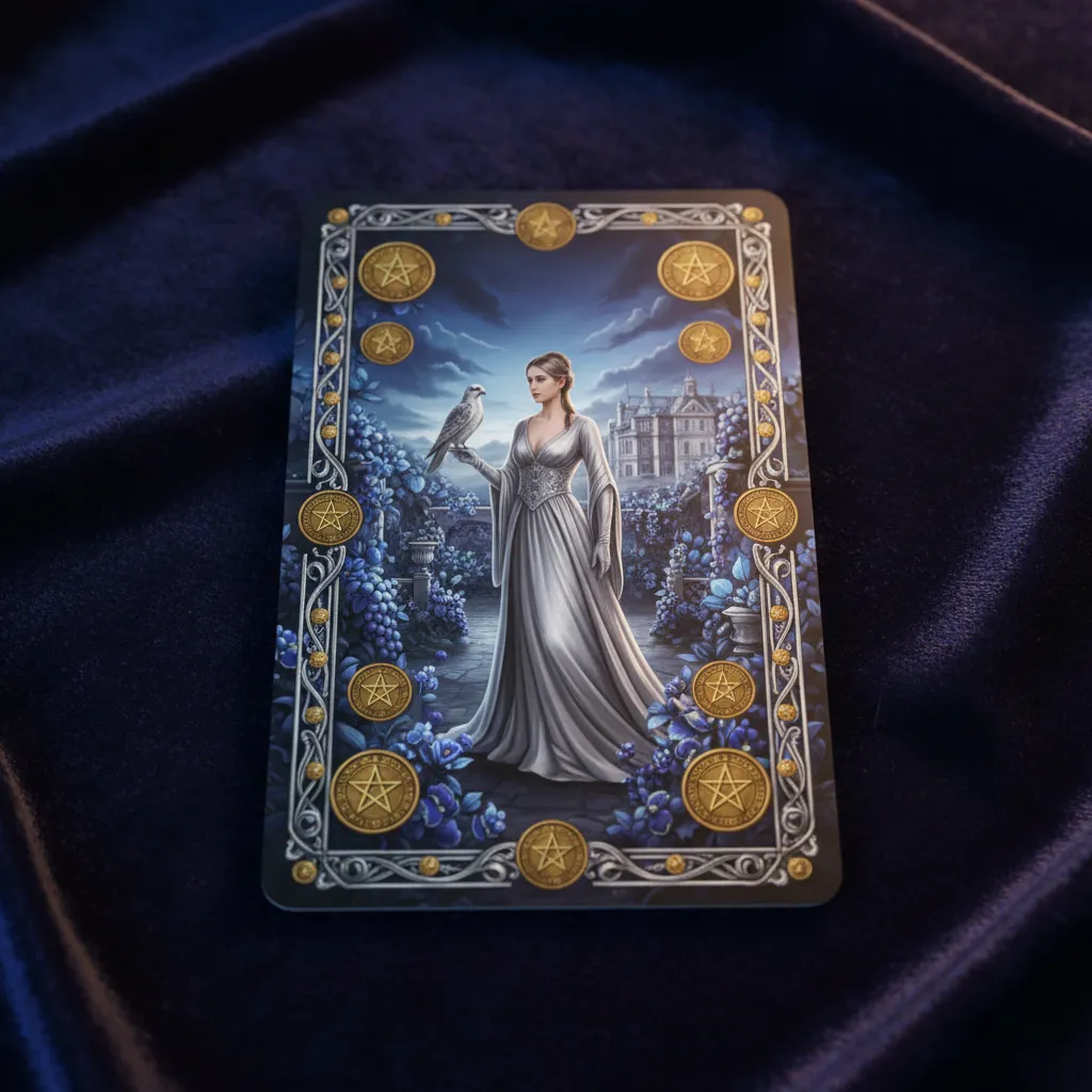 Nueve de Oros: Significado, Simbolismo e Interpretación en el Tarot