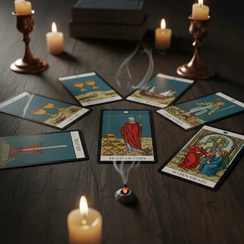 Ocho de Copas: Significado y simbolismo en el Tarot