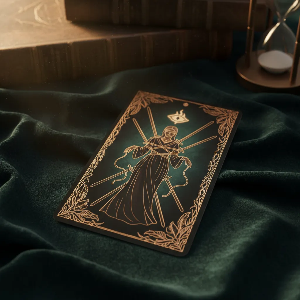 Significado del Ocho de Espadas: Superando el miedo y la autocensura