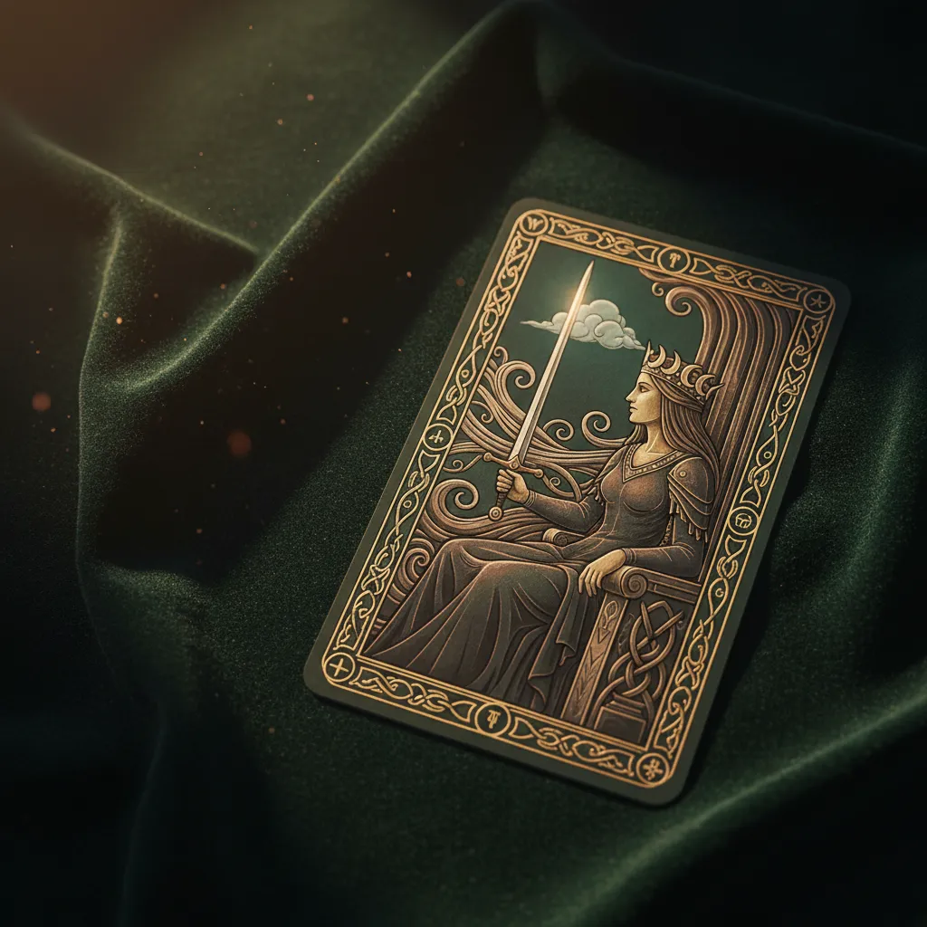 Significado de la Reina de Espadas: Interpretación en el amor, trabajo y vida