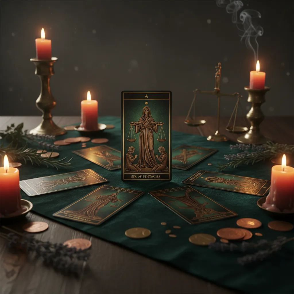 Seis de Oros en posición vertical: Significado y prosperidad