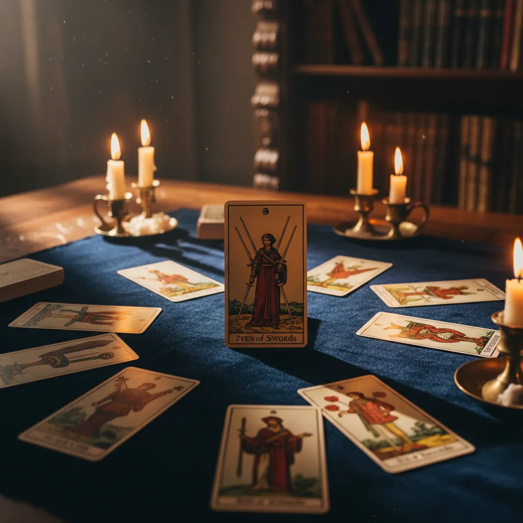 Siete de Espadas: Significado, Simbología e Interpretación